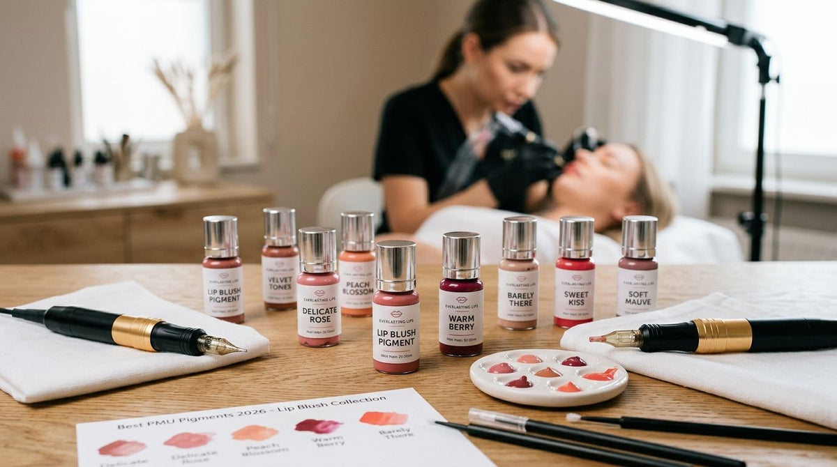 Best PMU pigments for lip blush in 2026