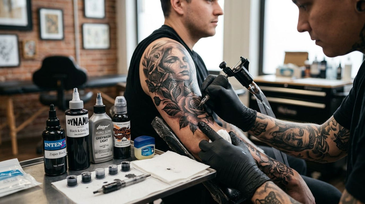 Best tattoo ink for black and grey tattoos in 2026